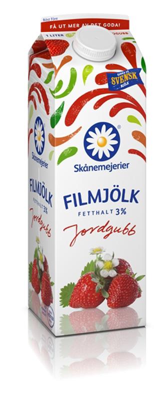 Filmjölk Jordgubb 3%