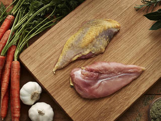 Pärlhönsfilé med Skinn ca 130g