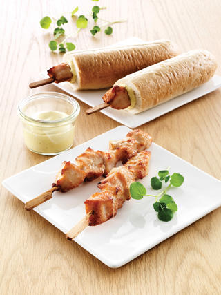 Kycklingspett Grillade ca 50g