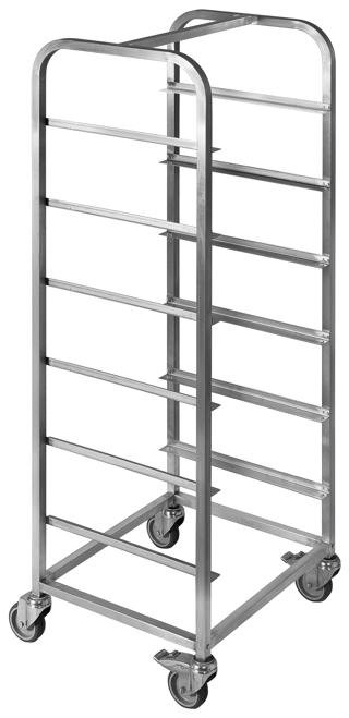 Korgvagn 6 korgar 50x50 gejderavst 21cm h162,5cm