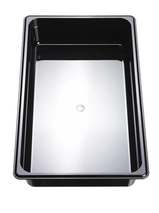 Kantin Polykarbonat Svart GN 1/1x65mm 8,5L