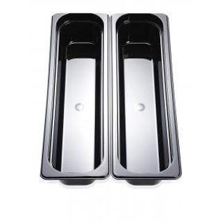 Kantin Polykarbonat Svart GN 2/4x100mm 5L