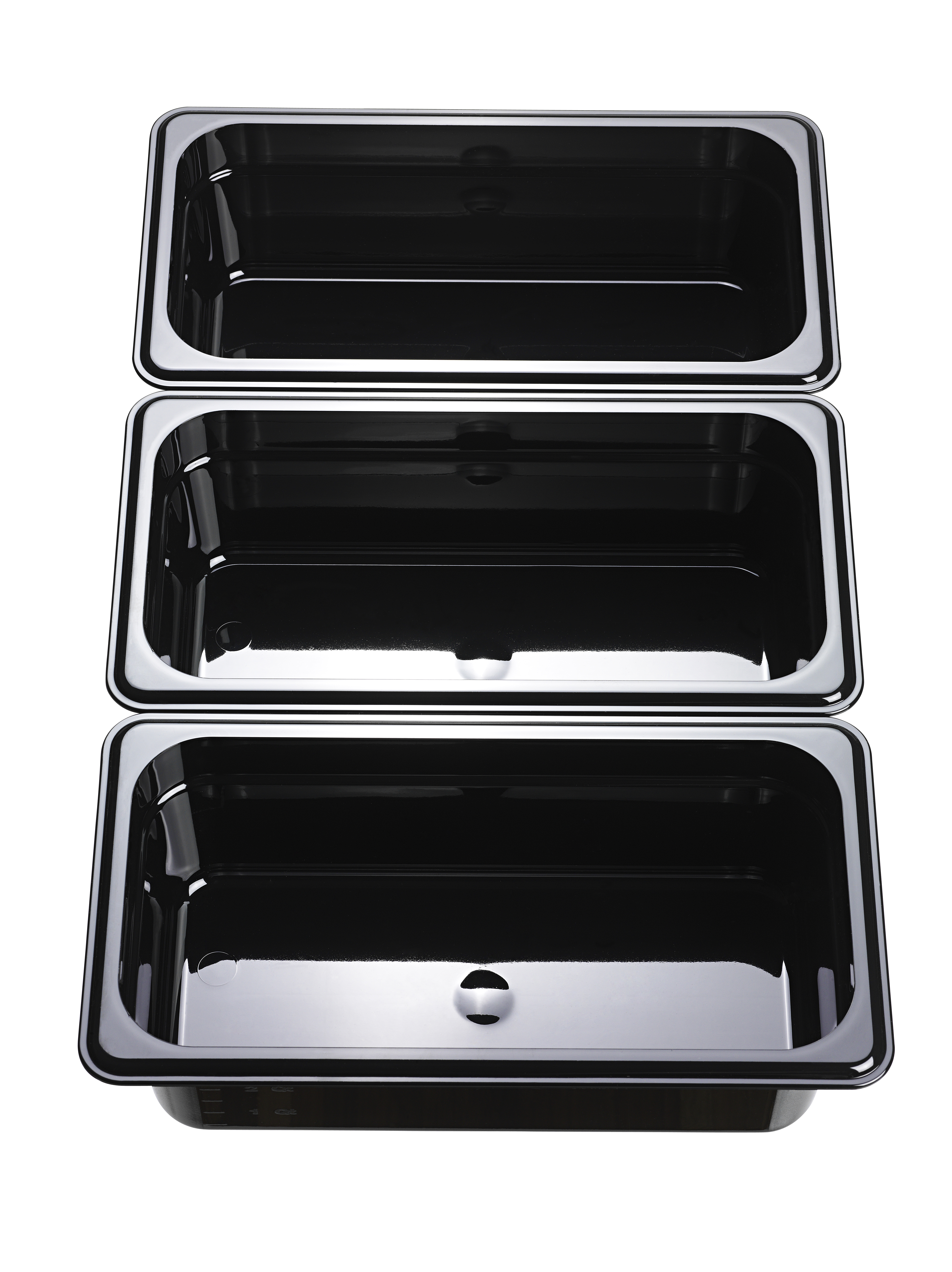 Kantin Polykarbonat Svart GN 1/3x150mm 5,3L