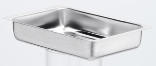 Ugnslåda rostfri 34x21x6cm