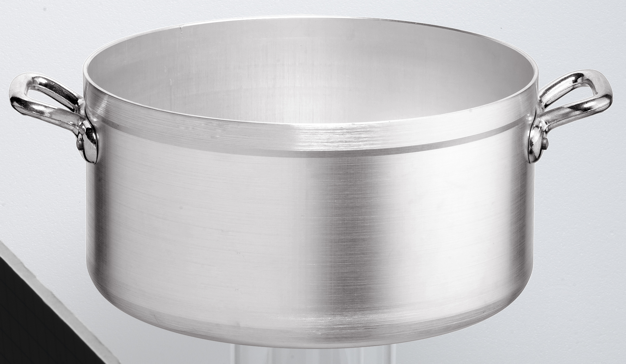 Kittel låg aluminium utan lock Ø40cm h20cm 25L