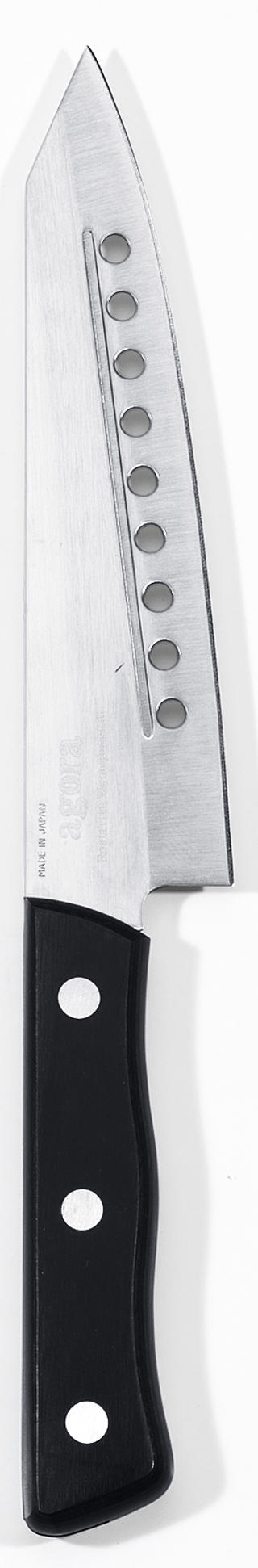 Kockkniv med hål 14cm