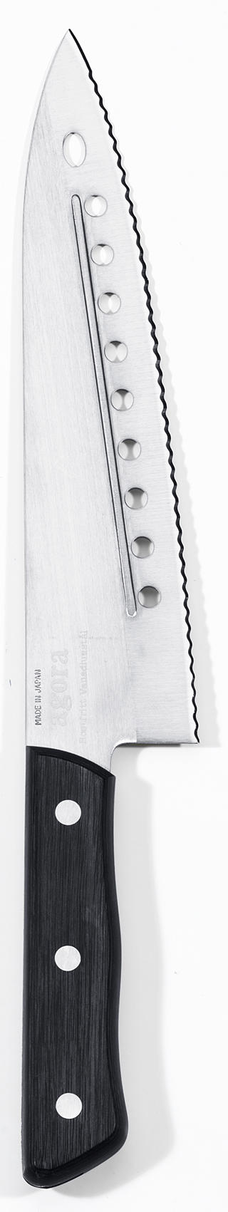 Allkniv tandad med hål 20cm