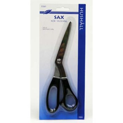 Hushållssax rostfri plasthandtag, material PP, 
20cm