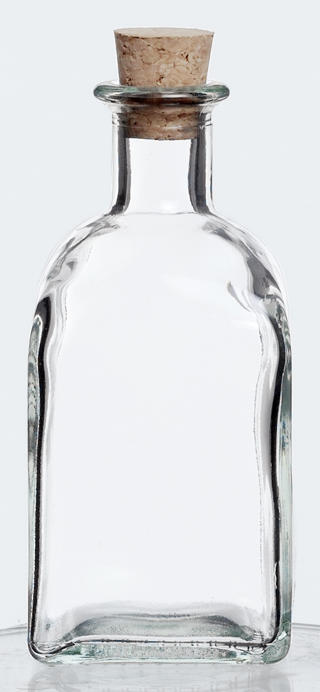 Glasflaska Fyrkantig 25cl