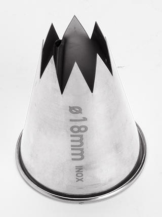 Stjärntyll Rostfri nr18 Ø18mm