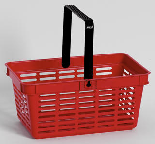 Kundkorg plast 48x33x25 cm 27L
