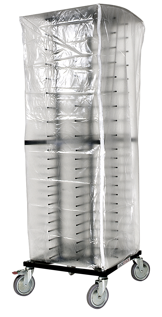 Plastkapell för tallriksställ 4 blixtlås