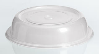 Tallrikskupa Plast Natur 27cm