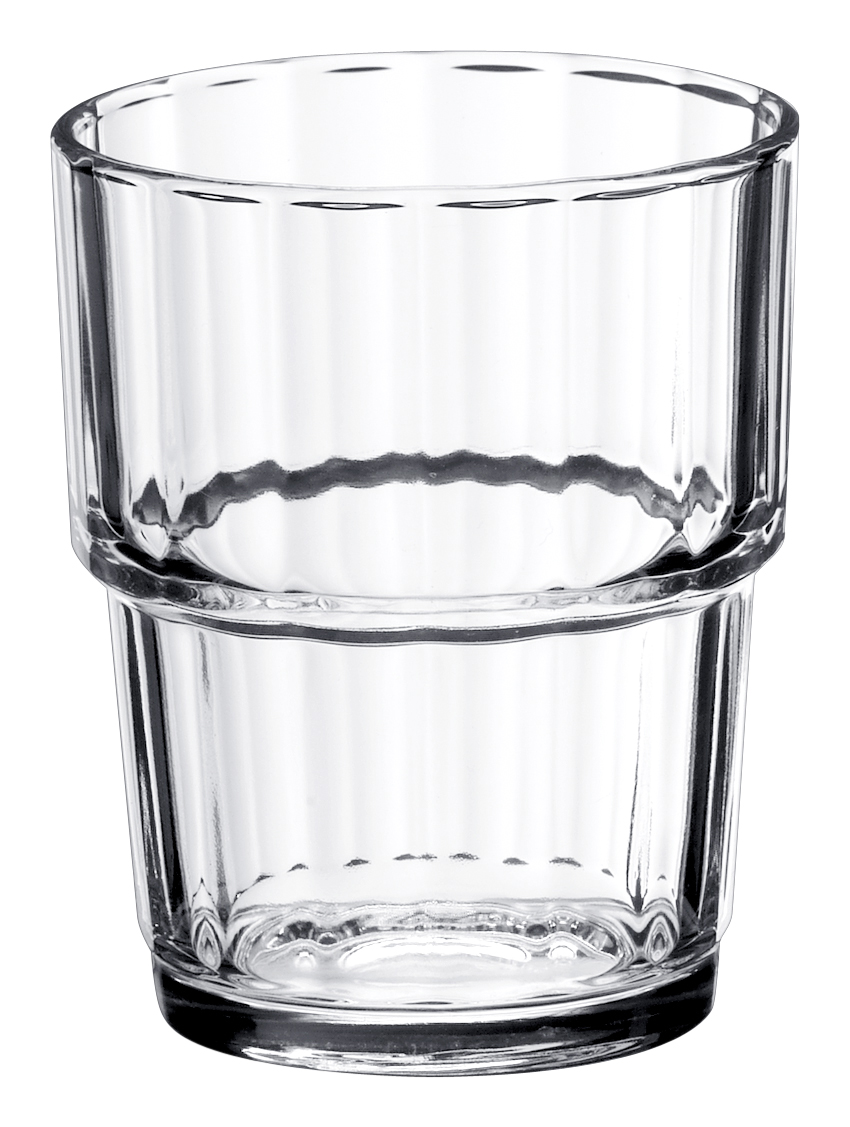 Norvege Glas Stapelbart Härdat 20cl Ø72mm 88mm