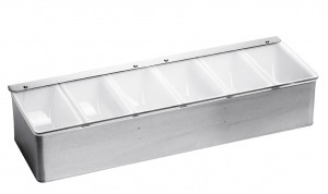 Cocktaildispenser rostfri 6-fack