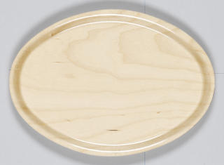 Bricka oval björk 29X20cm