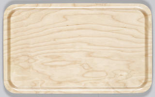 Bricka björk 53x33cm