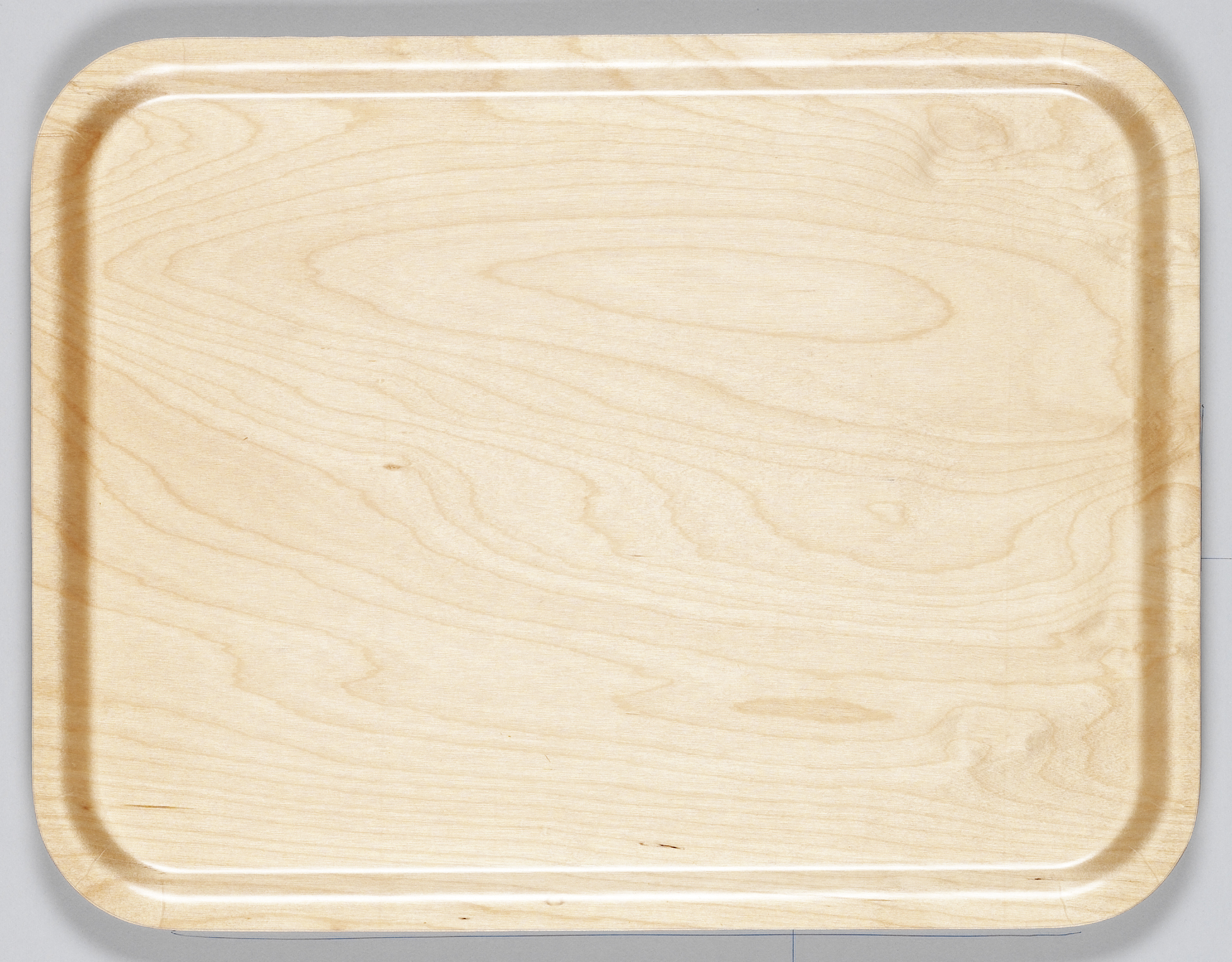 Bricka björk 43x33cm