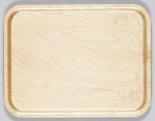 Bricka björk 43x33cm