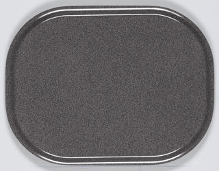 Bricka granit mörk rundade hörn 43x33cm