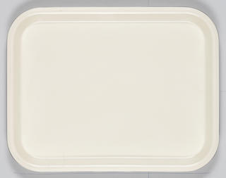 Bricka plast vit 36x28cm