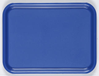 Bricka plast marin 43x33cm