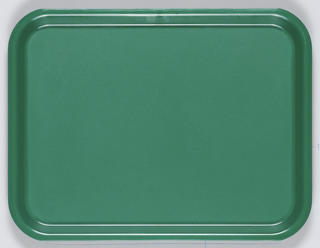 Bricka plast grön 43x33cm