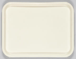 Bricka plast vit 43x33cm