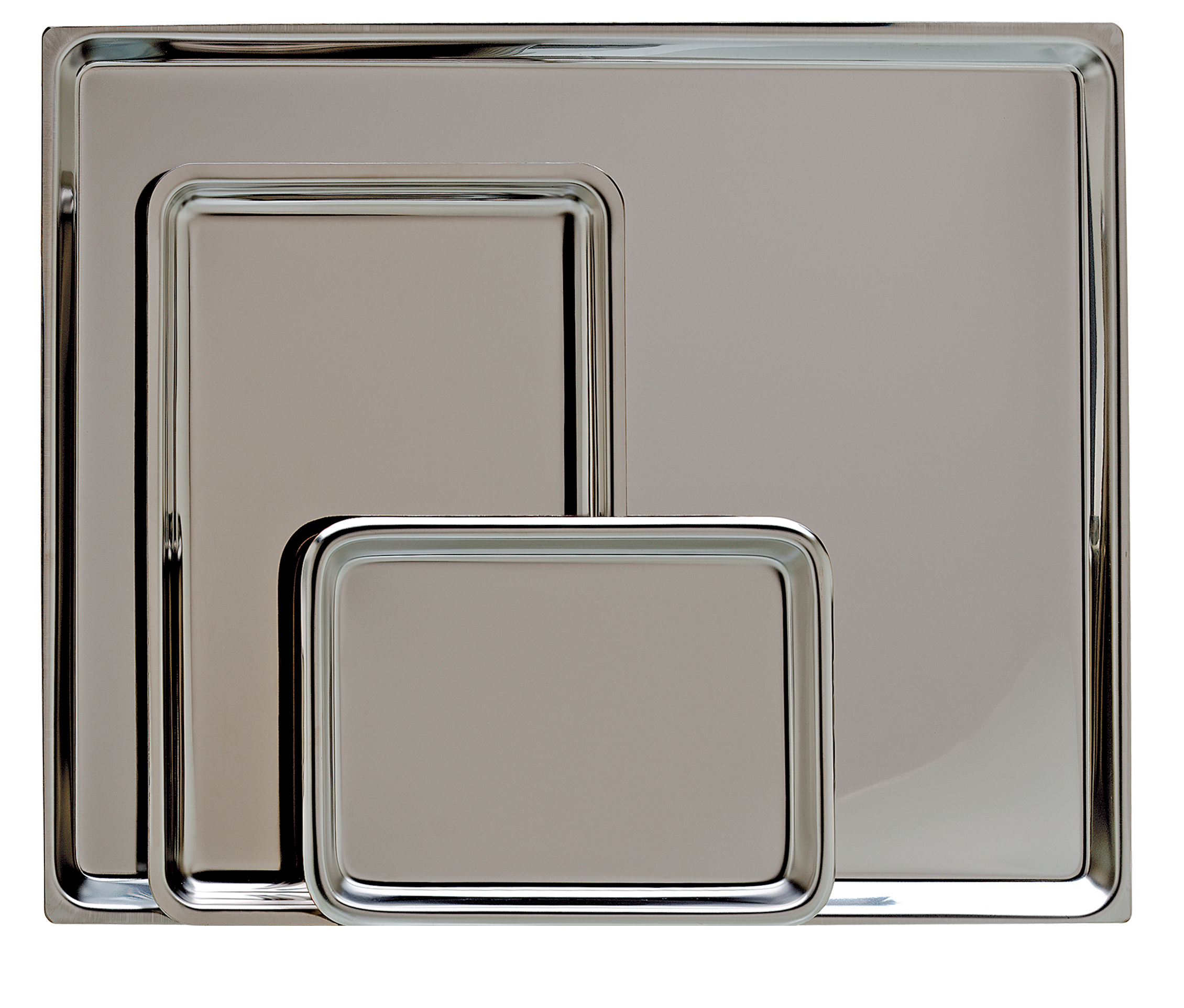 Bricka rostfri 36x24x1,5cm