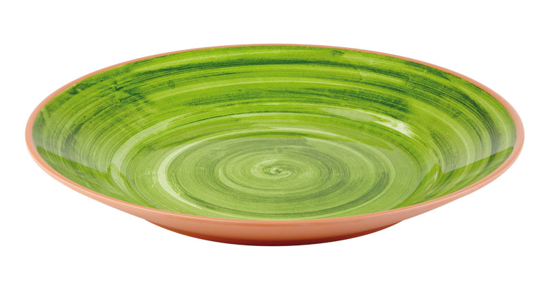 La Vida Fat Melamin Grön Ø32cm