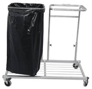 Säckvagn förzinkad för 2x125L säckar 115x54x105cm