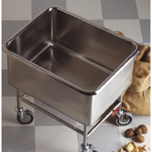 Bassängvagn Rostfri 750x630x700mm 130L