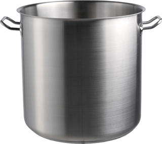 Kittel hög utan lock rostfri Ø40cm h40cm 50L