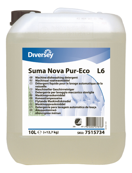 Maskindiskmedel flytande alkaliskt 10L Suma Nova
L6 Pur-Eco