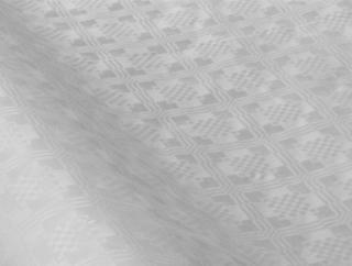 Snibbduk Damast 80x80cm Vit