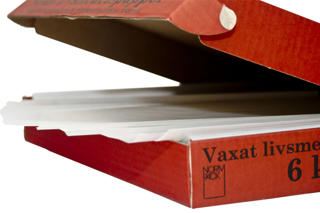 Smörpapper ark 21x33cm vit