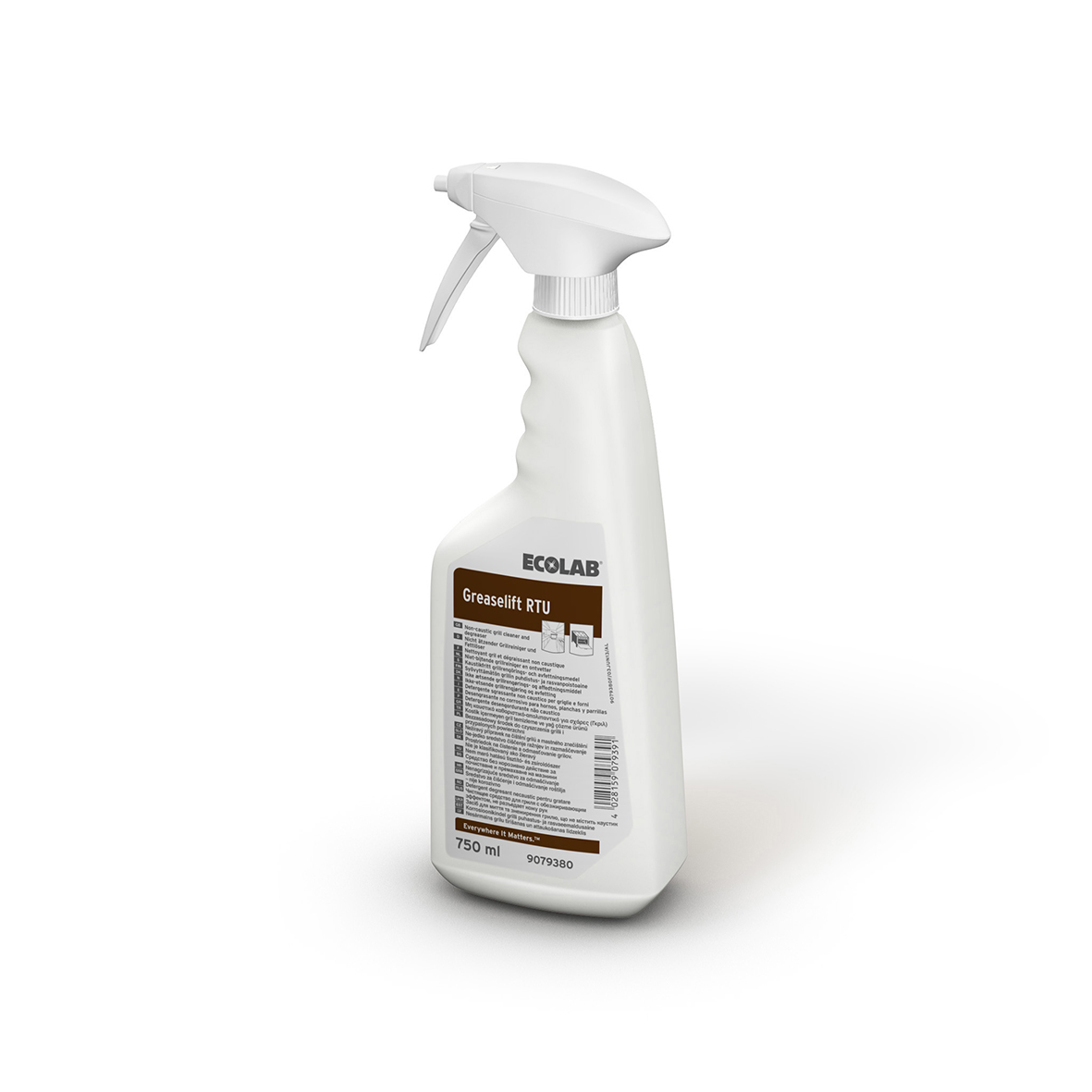Ugn- och grillrengöringsmedel spray 750ml
Greaselift RTU