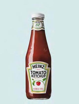 Ketchup Glasflaska