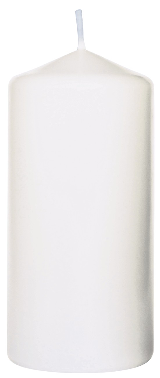 Blockljus Paraffin 30h 13x6cm Vit