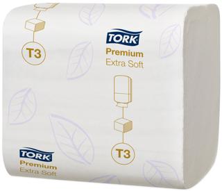 Toalettpapper T3 2-lag vikt Premium Vit