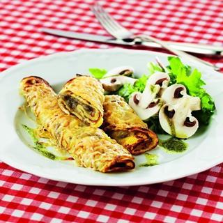 Crepes med Champinjon