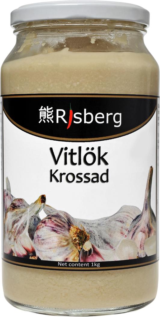 Vitlökspasta krossad