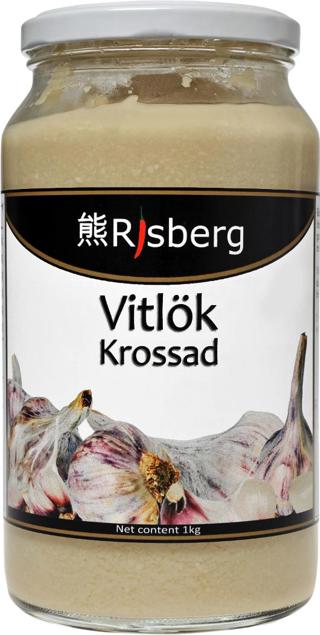 Vitlökspasta krossad