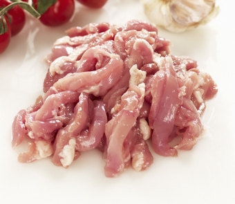 Kycklinglårfilé Strimlad 12 mm