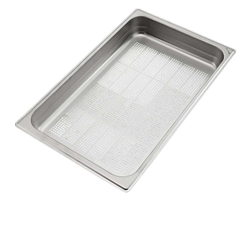Kantin Perforerad Rostfri GN 1/1x65mm