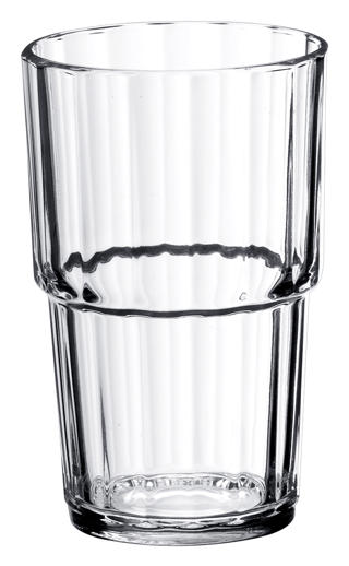 Norvege Glas Stapelbart Härdat 27cl Ø72mm 114mm