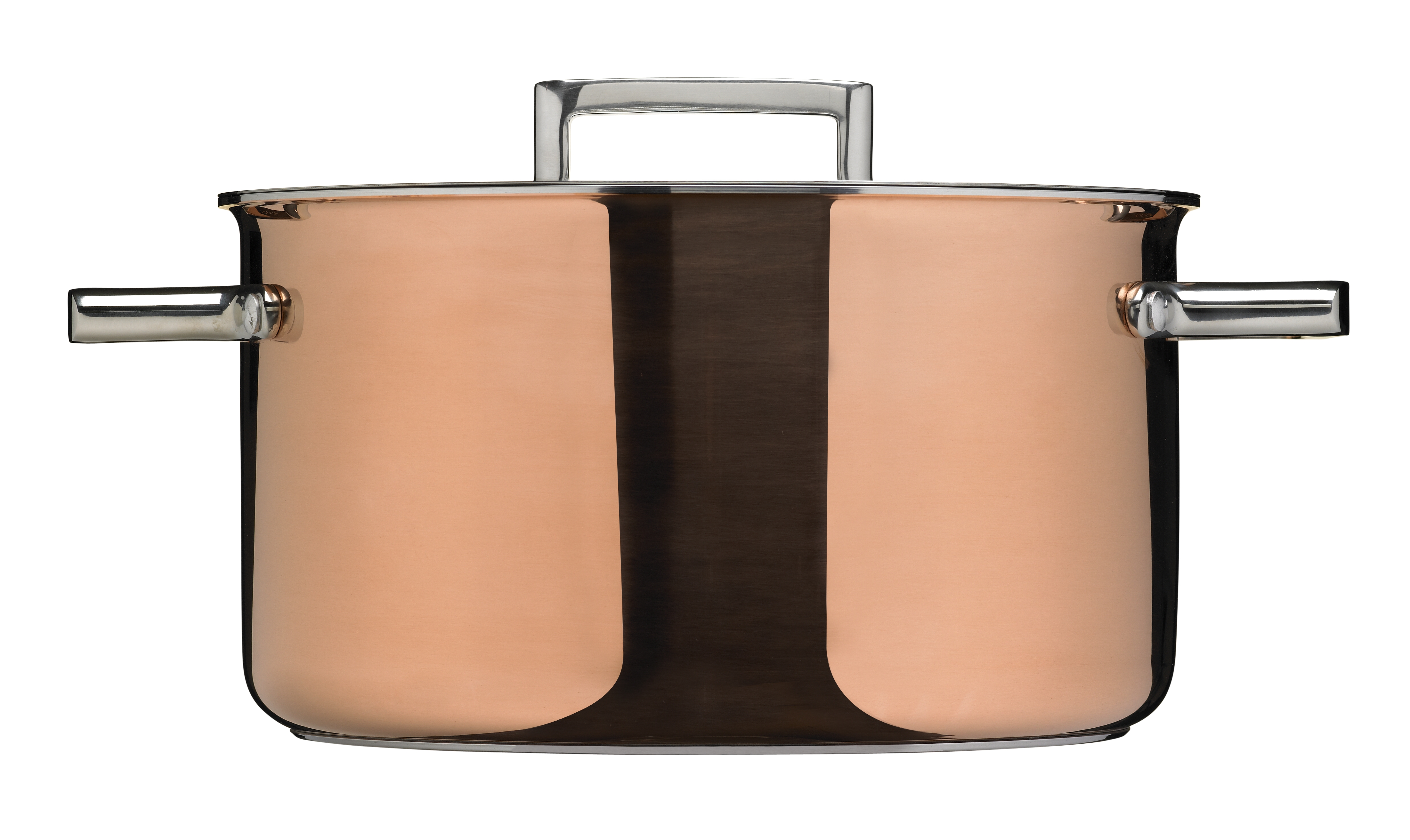 Gryta 3-lager Rostfri Koppar 6L