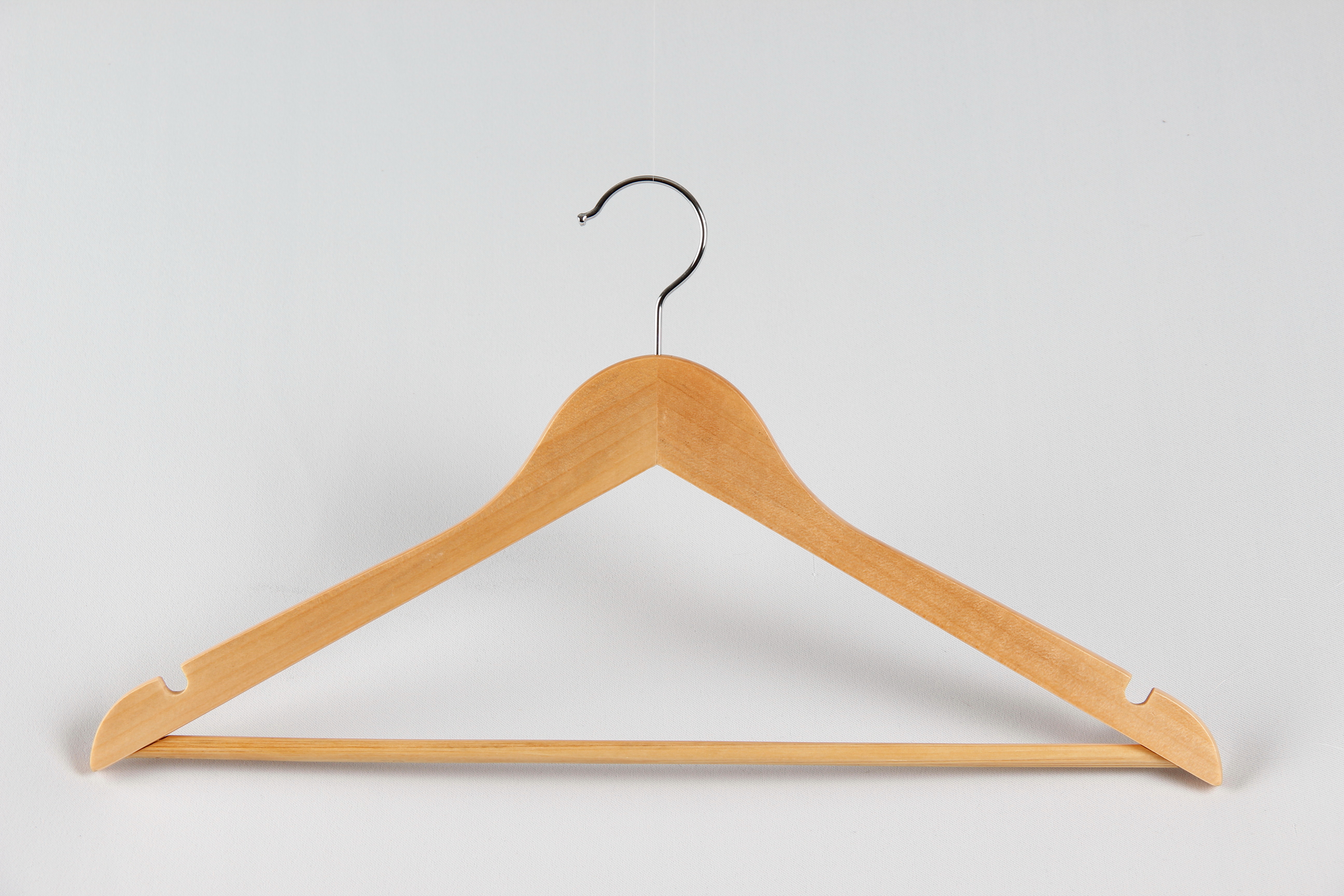 Klädhängare med Stång Natur