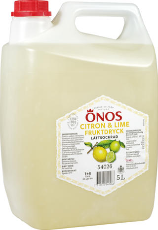 Måltidsdryck Citron Lime 1+6
