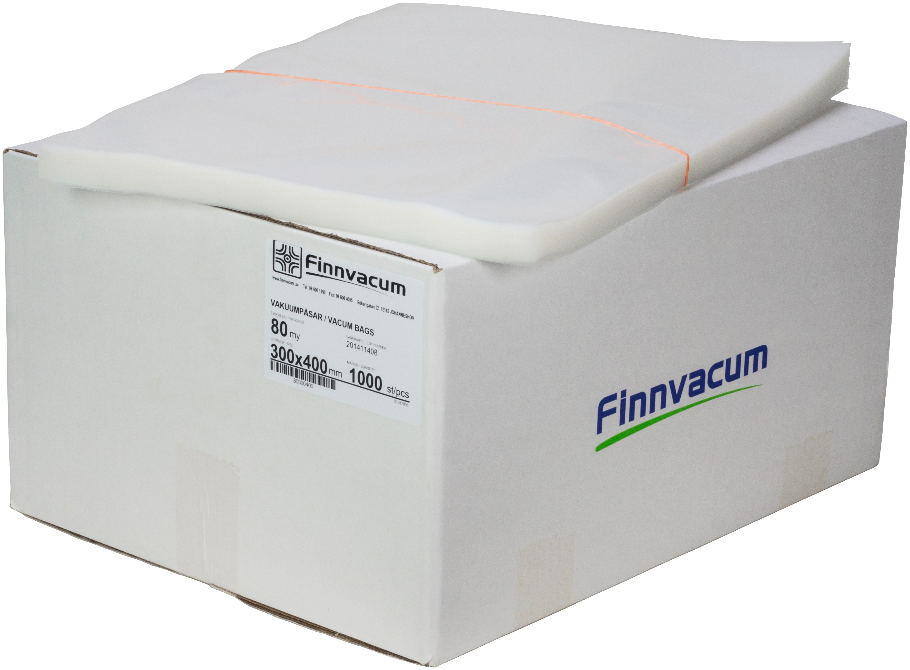 Vakuumpåsar 300x500mm 80my